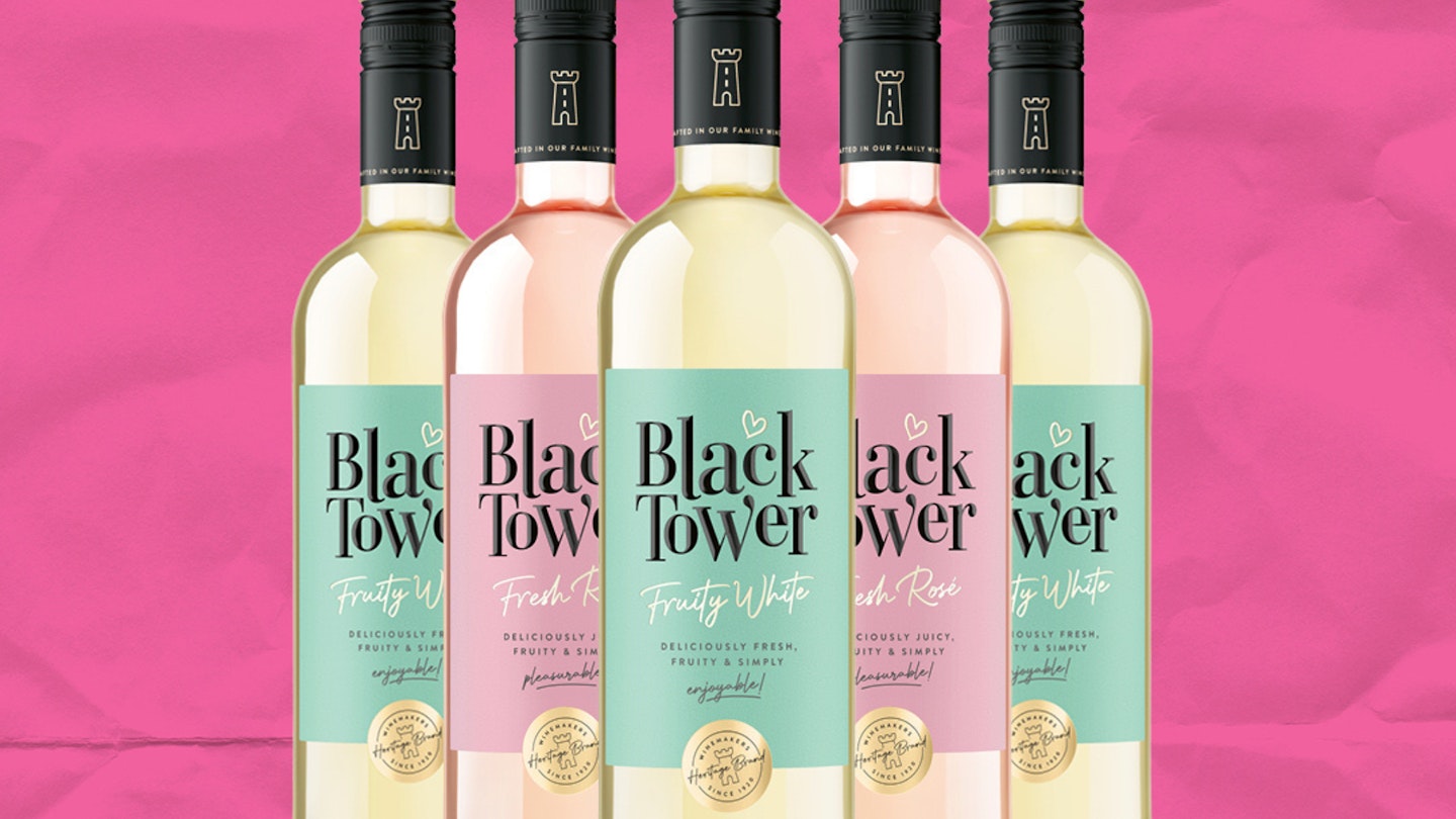 Win case of Black Tower Wine